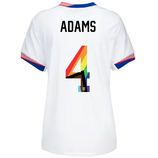 24/25 USA Tyler Adams Home Women's Pride Jersey