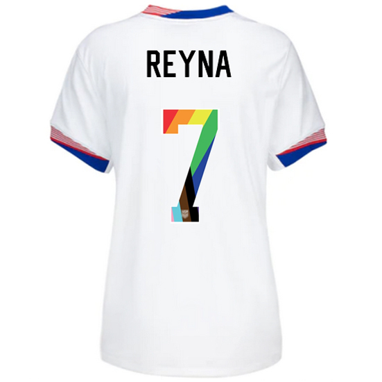 24/25 USA Giovanni Reyna Home Women's Pride Jersey