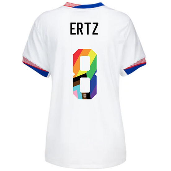 24/25 USA Julie Ertz Home Women's Pride Jersey