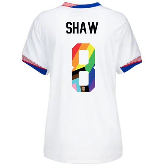 24/25 USA Jaedyn Shaw Home Women's Pride Jersey