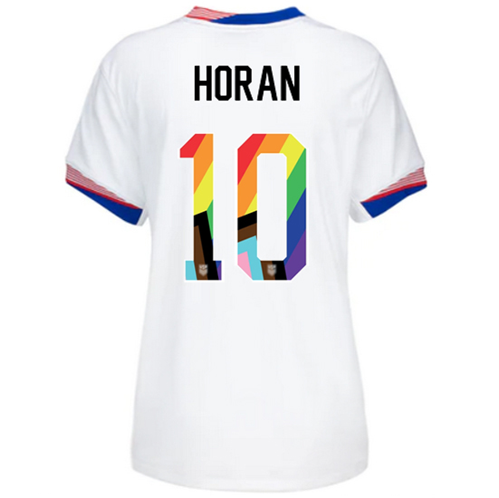 24/25 USA Lindsey Horan Home Women's Pride Jersey