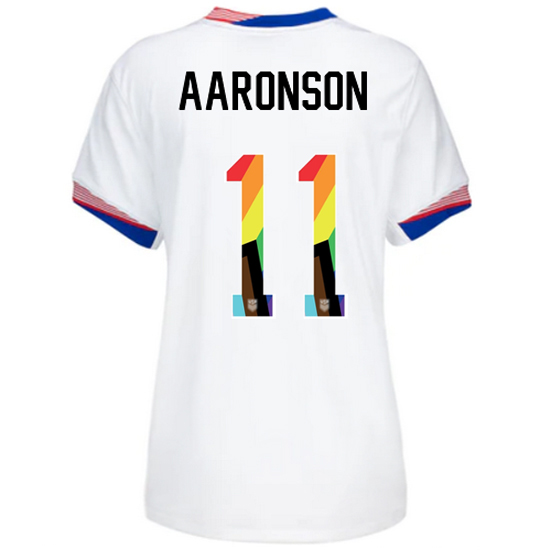 24/25 USA Brenden Aaronson Home Women's Pride Jersey