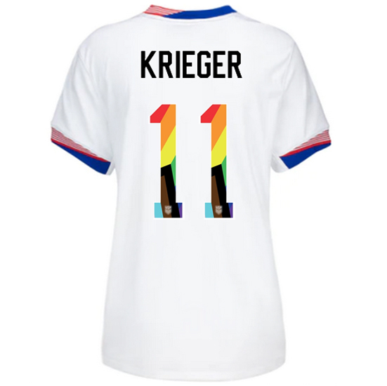 24/25 USA Ali Krieger Home Women's Pride Jersey