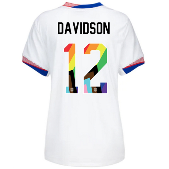 24/25 USA Tierna Davidson Home Women's Pride Jersey