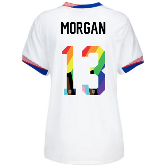 24/25 USA Alex Morgan Home Women's Pride Jersey