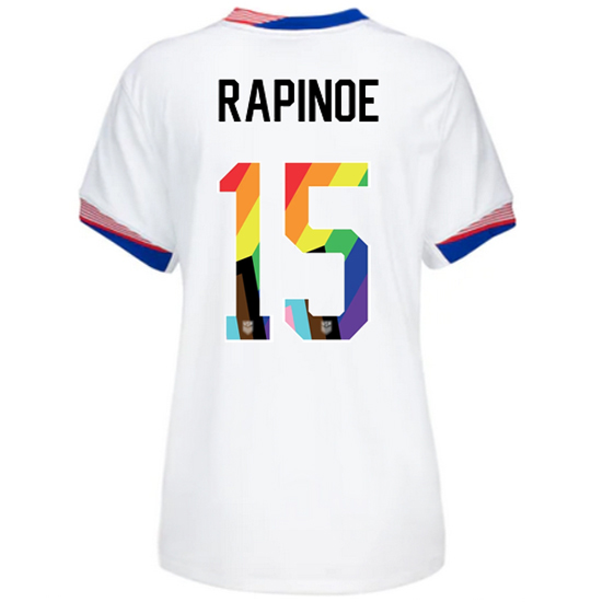 24/25 USA Megan Rapinoe Home Women's Pride Jersey