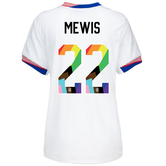 24/25 USA Kristie Mewis Home Women's Pride Jersey