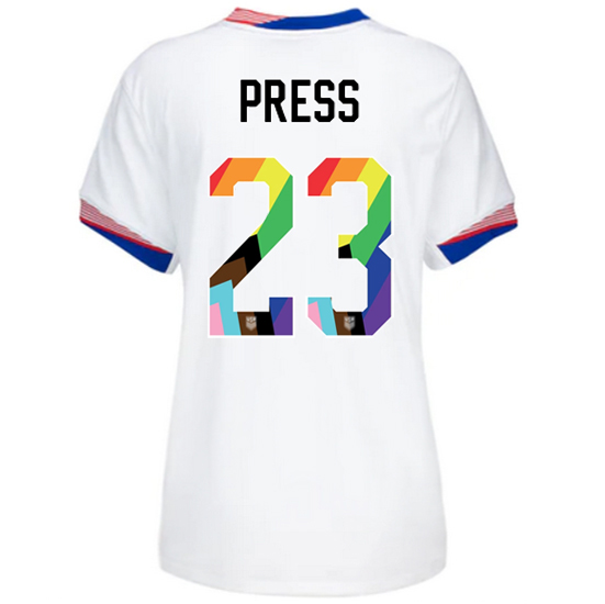 24/25 USA Christen Press Home Women's Pride Jersey
