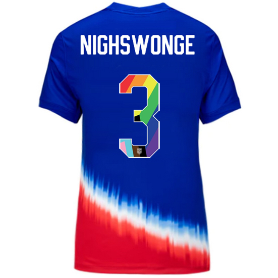 24/25 USA Jenna Nighswonger Away Women's Pride Jersey