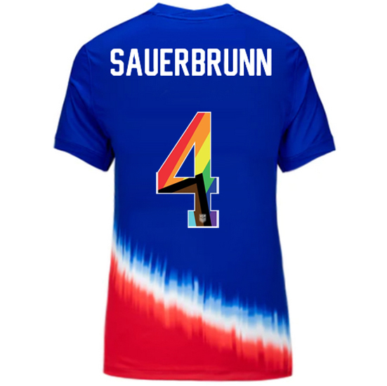 24/25 USA Becky Sauerbrunn Away Women's Pride Jersey