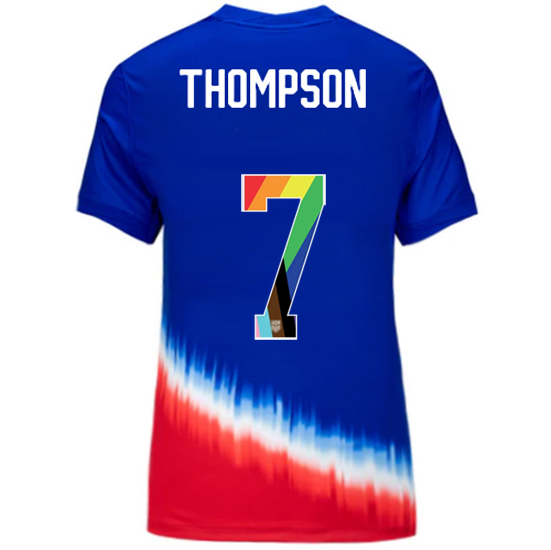 24/25 USA Alyssa Thompson Away Women's Pride Jersey