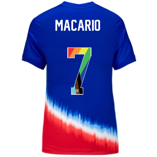 24/25 USA Catarina Macario Away Women's Pride Jersey