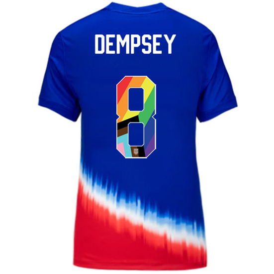 24/25 USA Clint Dempsey Away Women's Pride Jersey