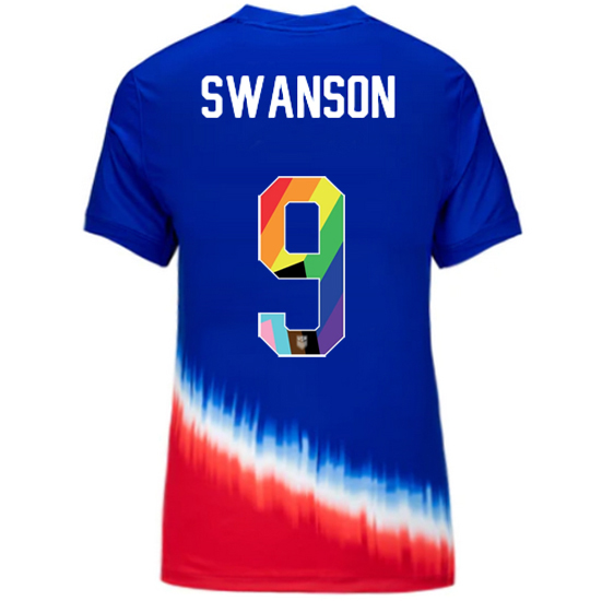 24/25 USA Mallory Swanson Away Women's Pride Jersey