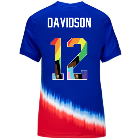 24/25 USA Tierna Davidson Away Women's Pride Jersey