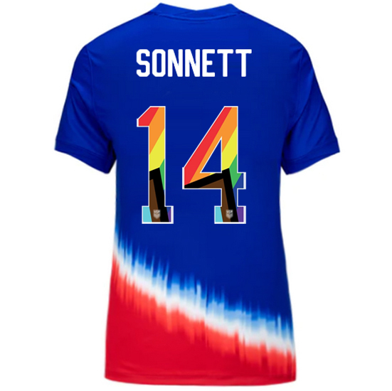 24/25 USA Emily Sonnett Away Women's Pride Jersey