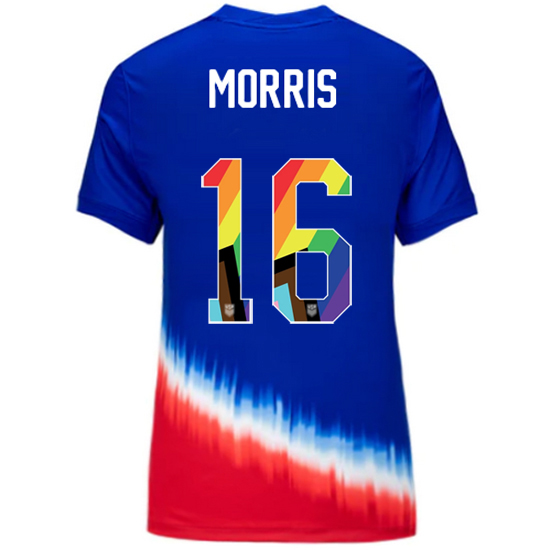 24/25 USA Jordan Morris Away Women's Pride Jersey