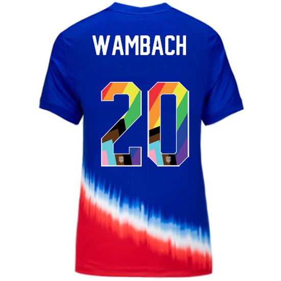 24/25 USA Abby Wambach Away Women's Pride Jersey