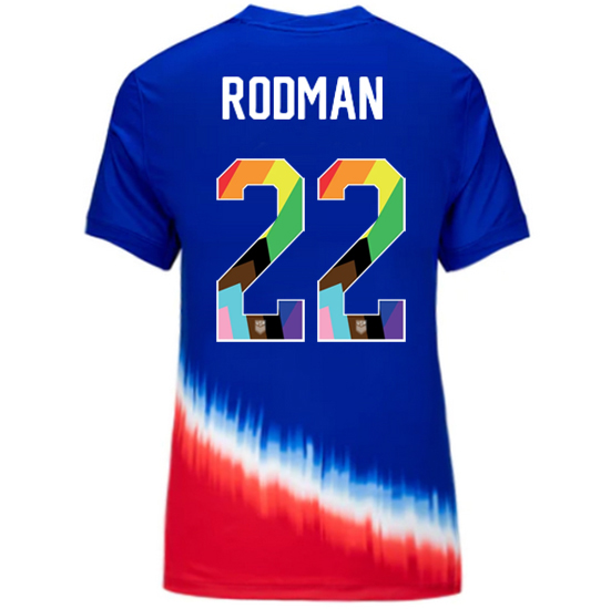 24/25 USA Trinity Rodman Away Women's Pride Jersey