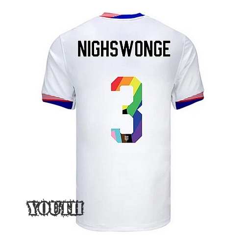 24/25 USA Jenna Nighswonger Home Youth Pride Jersey