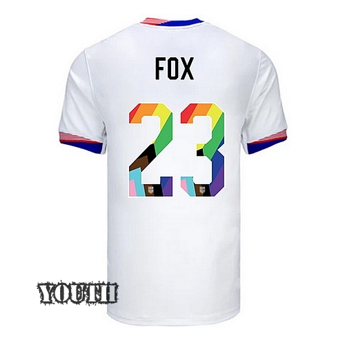24/25 USA Emily Fox Home Youth Pride Jersey