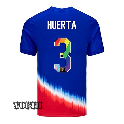 24/25 USA Sofia Huerta Away Youth Pride Jersey