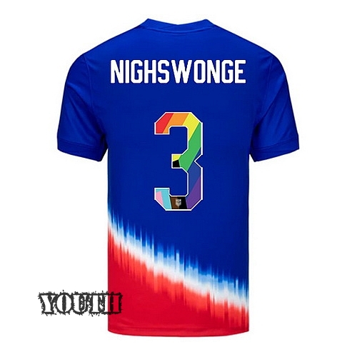 24/25 USA Jenna Nighswonger Away Youth Pride Jersey