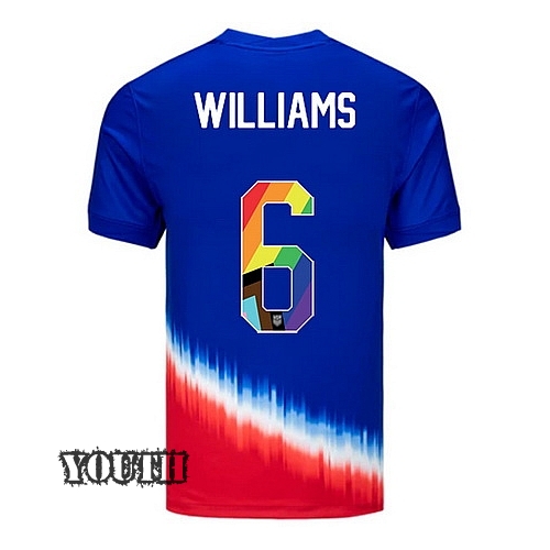24/25 USA Lynn Williams Away Youth Pride Jersey
