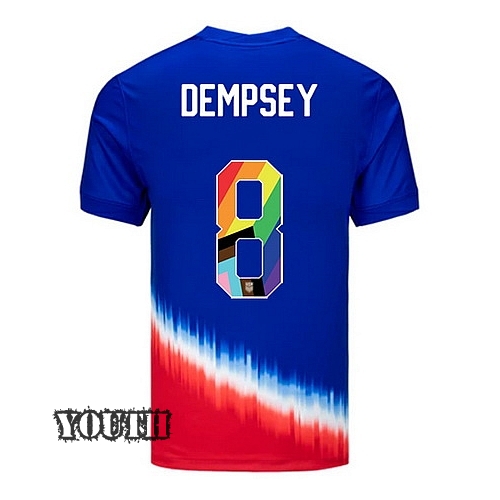 24/25 USA Clint Dempsey Away Youth Pride Jersey