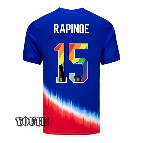 24/25 USA Megan Rapinoe Away Youth Pride Jersey