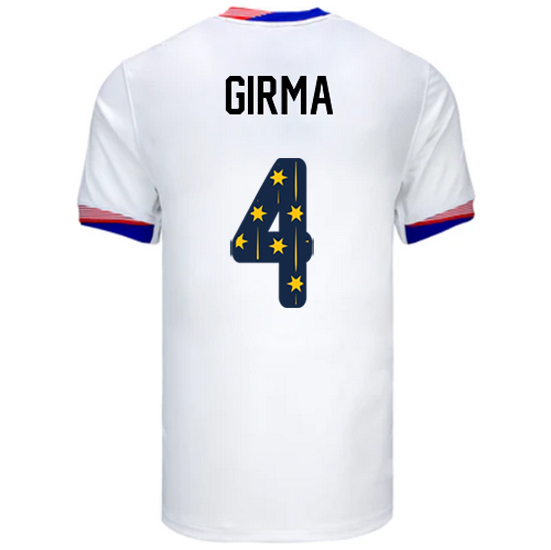 24/25 USA Naomi Girma Home Men's Jersey Stars Number