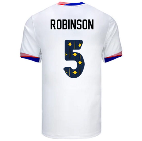 24/25 USA Antonee Robinson Home Men's Jersey Stars Number