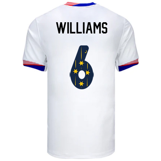 24/25 USA Lynn Williams Home Men's Jersey Stars Number