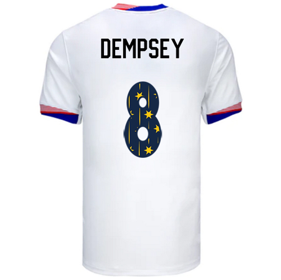 24/25 USA Clint Dempsey Home Men's Jersey Stars Number