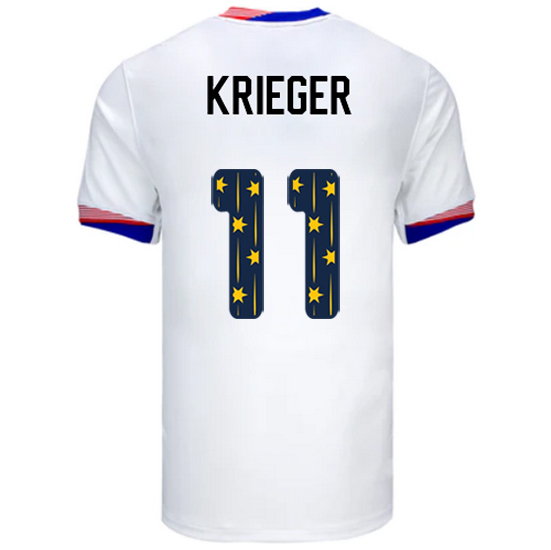 24/25 USA Ali Krieger Home Men's Jersey Stars Number