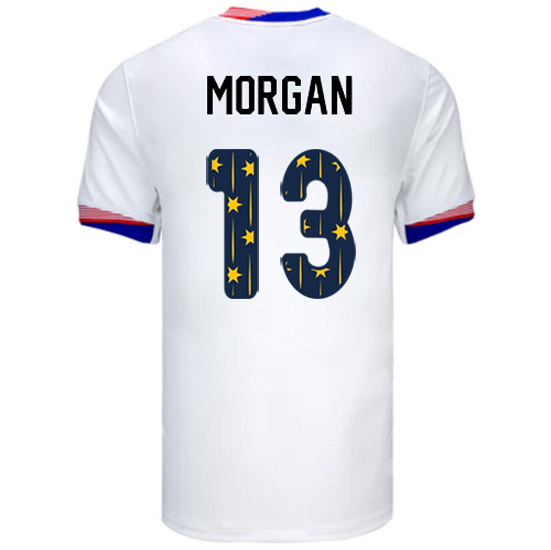 24/25 USA Alex Morgan Home Men's Jersey Stars Number