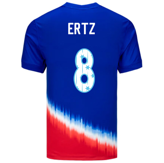 24/25 USA Julie Ertz Away Men's Jersey Stars Number