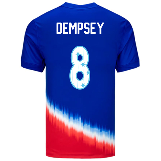 24/25 USA Clint Dempsey Away Men's Jersey Stars Number