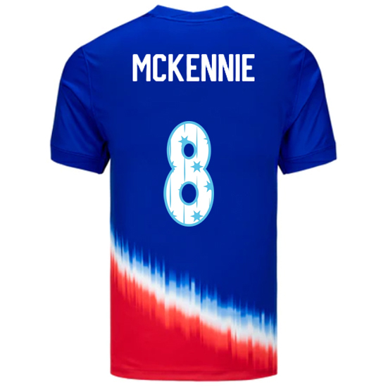 24/25 USA Weston McKennie Away Men's Jersey Stars Number
