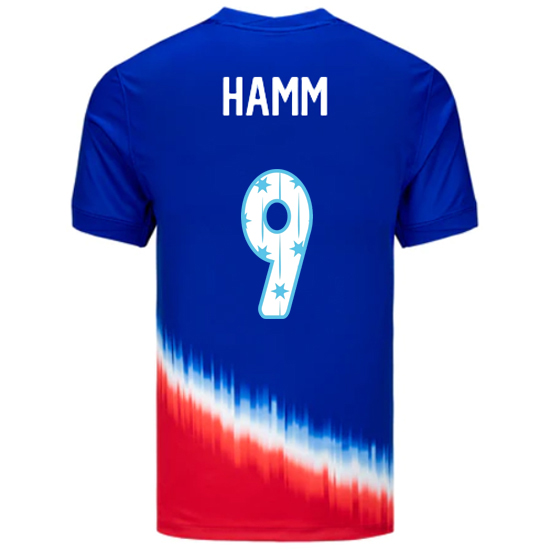 24/25 USA Mia Hamm Away Men's Jersey Stars Number
