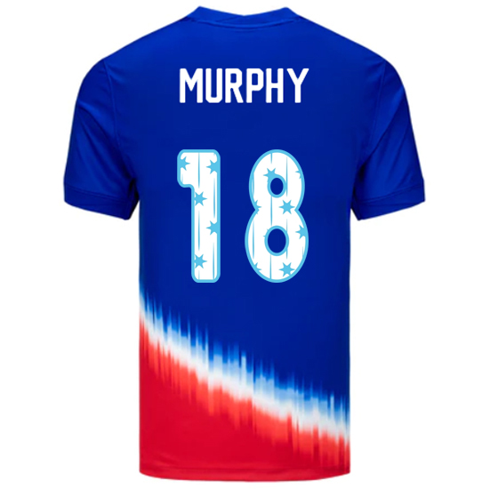24/25 USA Casey Murphy Away Men's Jersey Stars Number