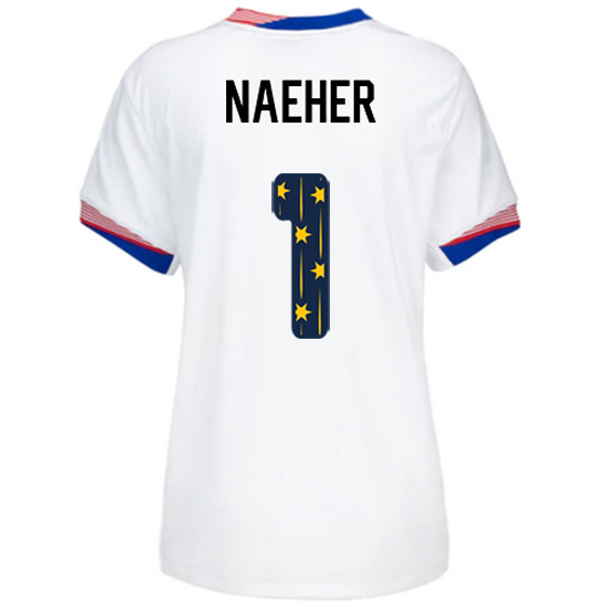 24/25 USA Alyssa Naeher Home Women's Jersey Stars Number