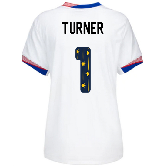 24/25 USA Matt Turner Home Women's Jersey Stars Number