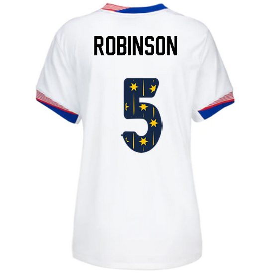 24/25 USA Antonee Robinson Home Women's Jersey Stars Number