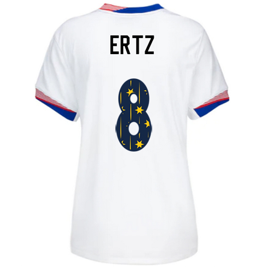 24/25 USA Julie Ertz Home Women's Jersey Stars Number