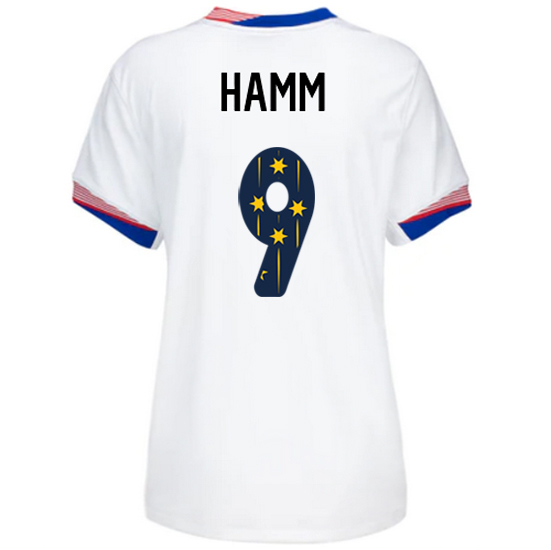 24/25 USA Mia Hamm Home Women's Jersey Stars Number