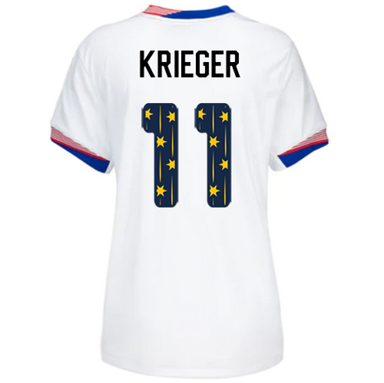 24/25 USA Ali Krieger Home Women's Jersey Stars Number