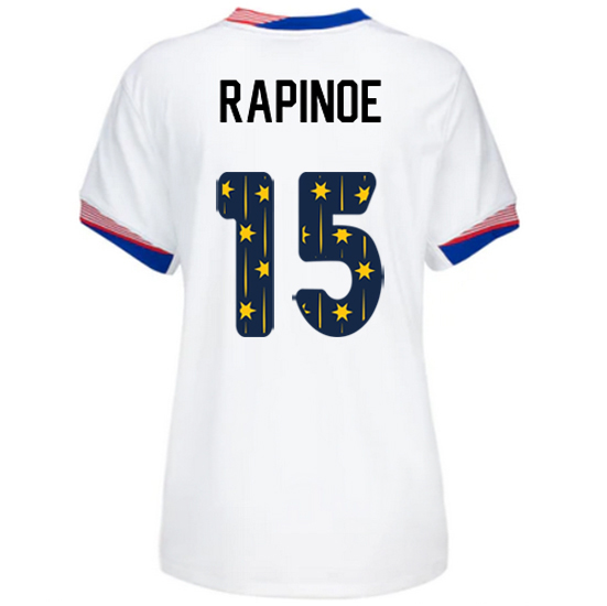 24/25 USA Megan Rapinoe Home Women's Jersey Stars Number