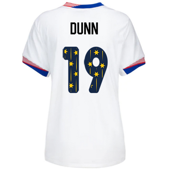 24/25 USA Crystal Dunn Home Women's Jersey Stars Number