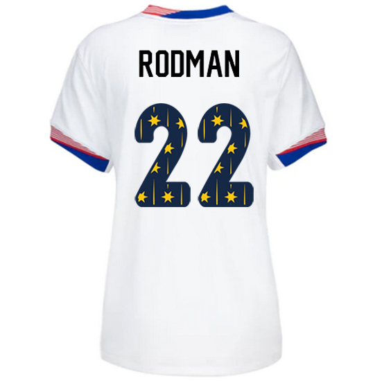 24/25 USA Trinity Rodman Home Women's Jersey Stars Number